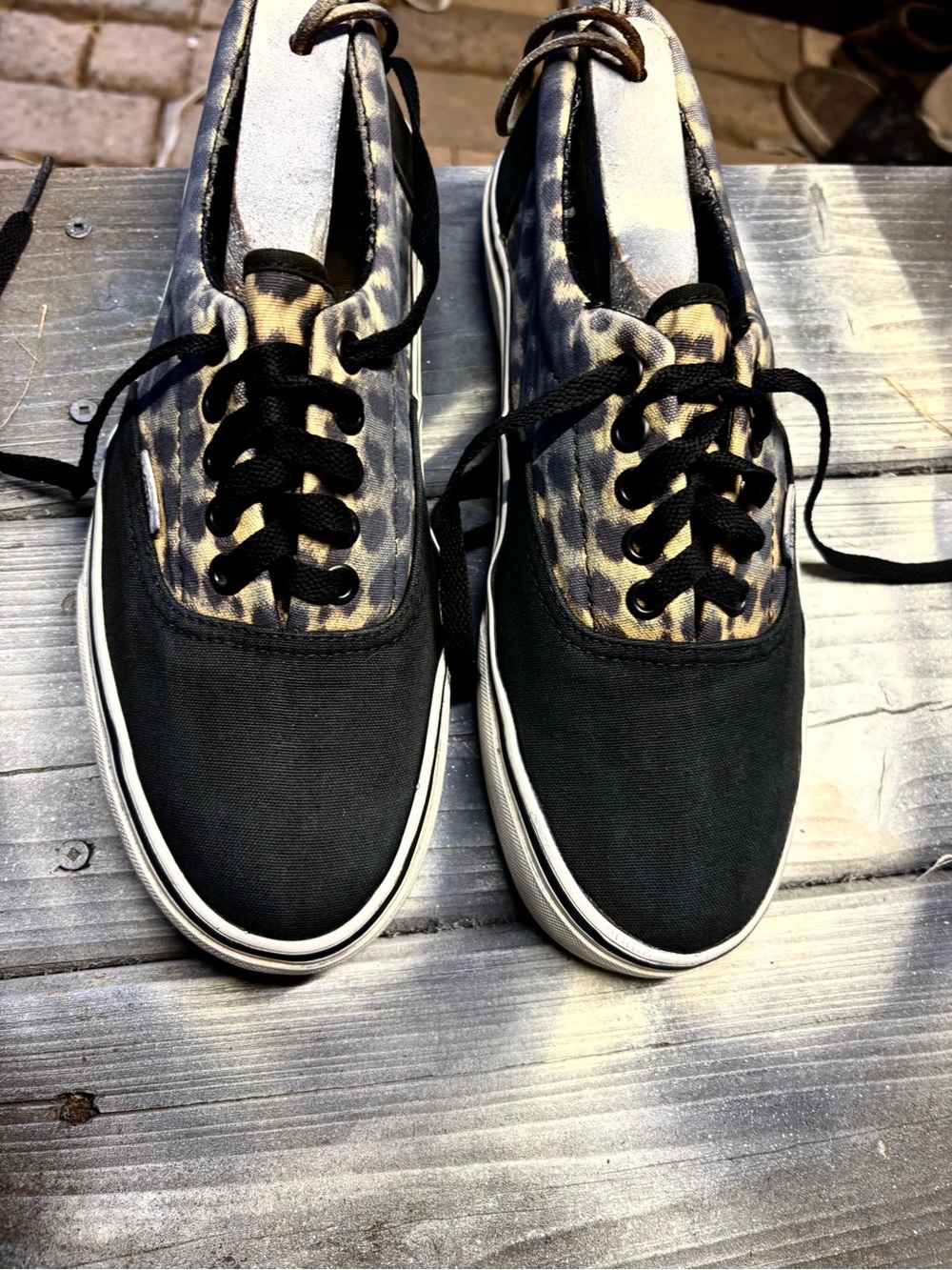 Vans Era black & gray tie-dye sneakers size Womens 8.5 good condition